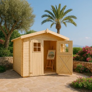 shw-251250-20921 ΞΥΛΙΝΟ ΣΠΙΤΑΚΙ – ΑΠΟΘΗΚΗ ΚΗΠΟΥ 246 × 246 ΕΚ.