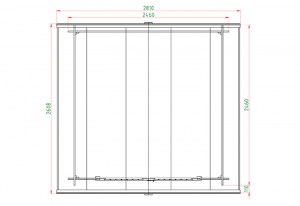 shw-251250-9246 ΞΥΛΙΝΗ ΑΠΟΘΗΚΗ ΚΗΠΟΥ 246 X 246ΕΚ. ΑΠΟΘΗΚΗ ΚΗΠΟΥ 246 X 246ΕΚ. | 16 405