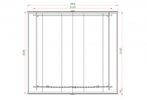 shw-251250-9246 ΞΥΛΙΝΗ ΑΠΟΘΗΚΗ ΚΗΠΟΥ 246 X 246ΕΚ. ΑΠΟΘΗΚΗ ΚΗΠΟΥ 246 X 246ΕΚ. | 16 405