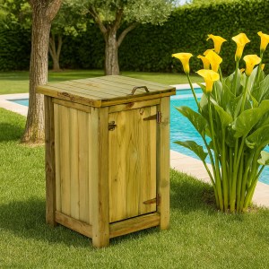 shw-30130-20087 ΞΥΛΙΝΟΣ ΚΑΔΟΣ ΑΠΟΡΡΙΜΜΑΤΩΝ 200LT