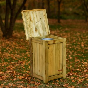 shw-30130-20093 ΞΥΛΙΝΟΣ ΚΑΔΟΣ ΑΠΟΡΡΙΜΜΑΤΩΝ 200LT