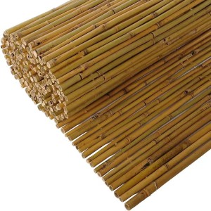 shw-30401-18427 ΚΙΤΡΙΝΟ BAMBOO ΜΕ INOX ΔΕΣΙΜΟ BAMBOO YELLOW 25-30MM ΜΕ INOX ΣΥΡΜΑ 150(Υ) X 250ΕΚ