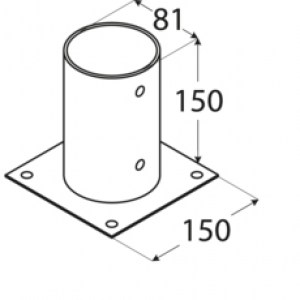 shw-40139-8921 ΒΑΣΗ ΒΙΔΩΤΗ ΓΙΑ ΠΑΣΣΑΛΟ Ø8ΕΚ.