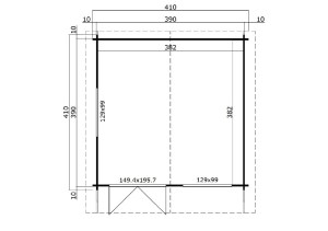 shw-402000-19404 ΞΥΛΙΝΟ ΣΠΙΤΙ ΚΑΛΛΙΟΠΗ 410 X 410ΕΚ. ΞΥΛΙΝΟ ΣΠΙΤΙ ΚΑΛΛΙΟΠΗ 410 X 410ΕΚ.