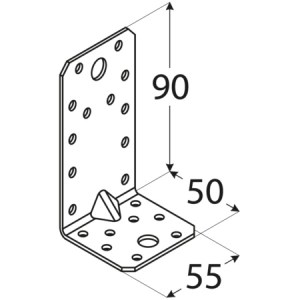 shw-4053-8989 ΓΩΝΙΑ ΣΥΝΔΕΣΗΣ ΞΥΛΟΥ 90 X 50 X 55MM ΓΩΝΙΑ 90 X 50 X 55MM