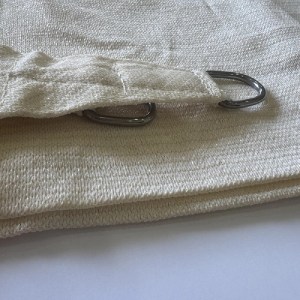 shw-41362-20831 ΠΑΝΙ ΣΚΙΑΣΗΣ ΤΡΙΓΩΝΟ 230GSM 90° - 4,2 X 4,2 X 6M - ΕΚΡΟΥ