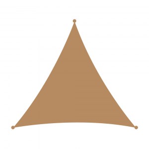 shw-41367-7931 ΤΡΙΓΩΝΟ ΠΑΝΙ ΣΚΙΑΣΗΣ 230GSM 5X5X5Μ. ΑΜΜΟΥ