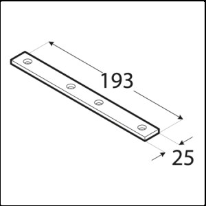 shw-4455-8941 ΣΥΝΔΕΣΜΟΣ ΞΥΛΟΥ 193 X 20MM