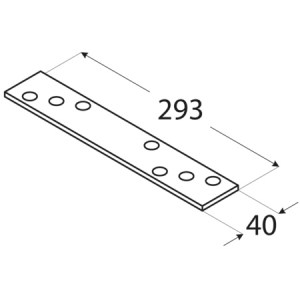 shw-4463-8940 ΣΥΝΔΕΣΜΟΣ ΞΥΛΟΥ 293 X 40MM