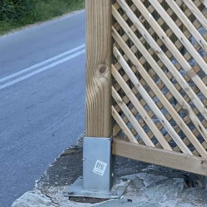 shw-4841-12216 ΒΑΣΗ ΞΥΛΟΥ ΒΙΔΩΤΗ 71 X 71 X150MM