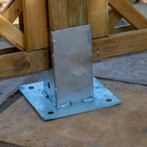 shw-4846-12721 ΒΑΣΗ ΞΥΛΟΥ ΒΙΔΩΤΗ 121 X 121 X 150MM