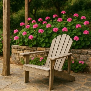 shw-60626-21559 ΚΑΡΕΚΛΑ ΕΞΩΤΕΡΙΚΟΥ ΧΩΡΟΥ ADIRONDACK ΓΚΡΙ