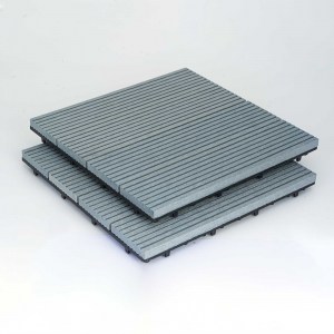 shw-69570-15745 ΠΛΑΚΑΚΙ WPC ΓΡΑΜΜΩΤΟ 30 X 30ΕΚ. | ΓΚΡΙ
