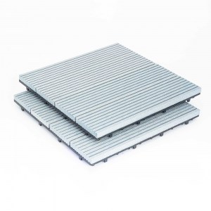 shw-69570.1-15780 ΠΛΑΚΑΚΙ WPC ΓΡΑΜΜΩΤΟ 30 X 30ΕΚ. | ΓΚΡΙ SILVER