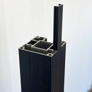 shw-76101-18534 ΠΛΑΙΝΟ ΚΑΛΥΜΜΑ ΚΟΛΩΝΑΣ ΑΝΟΔΙΩΜΕΝΟ ΑΛΟΥΜΙΝΙΟ ΜΑΥΡΟ | 100ΕΚ.