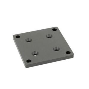 shw-77689-18528 ΒΑΣΗ ΚΑΙ ΚΑΠΕΛΑΚΙ ΚΟΛΩΝΑΣ ΑΝΟΔΙΩΜΕΝΟΥ ΑΛΟΥΜΙΝΙΟΥ BOX | ΜΑΥΡΟ