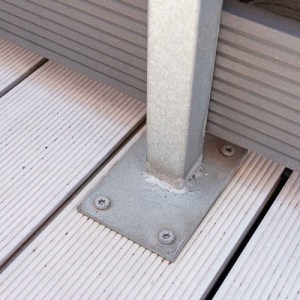shw-85766-14876 ΜΕΤΑΛΛΙΚΗ ΚΟΛΩΝΑ ΓΑΛΒΑΝΙΣΜΕΝΗ 4 X 4 X 120(Υ)ΕΚ.