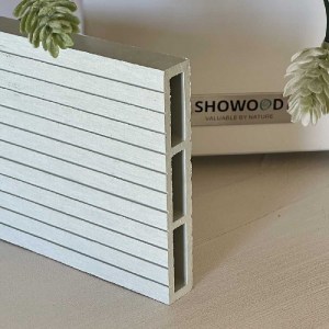 shw-93632-15446 WPC ΣΑΝΙΔΑ ΠΕΡΙΦΡΑΞΗΣ ΓΡΑΜΜΩΤΗ 2 X 12 X 360ΕΚ. | ΛΕΥΚΟ-ΕΚΡΟΥ