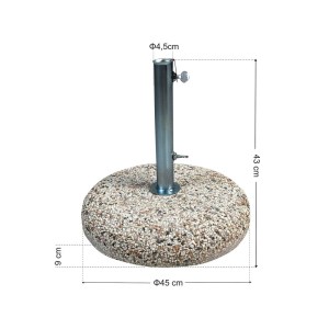 tesias-04225-04225 ΒΑΣΗ ΟΜΠΡΕΛΑΣ 25KG ΤΣΙΜΕΝΤΕΝΙΑ ΜΕ ΨΗΦΙΔΑ-TESIAS GROUP