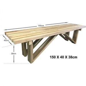 tesias-0801-585 ΠΑΓΚΑΚΙ ΚΗΠΟΥ - ΕΞΟΧΗΣ 3 ΑΤΟΜΩΝ-TESIAS WOODEN PRODUCTS