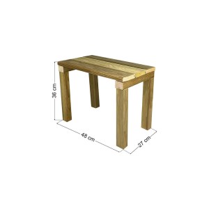tesias-1255-1255 ΞΥΛΙΝΟ ΤΡΑΠΕΖΑΚΙ ΚΗΠΟΥ/ΠΑΡΑΛΙΑΣ 48X27X36CM-TESIAS GROUP