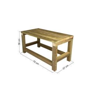 tesias-1258-1258 ΞΥΛΙΝΟ ΤΡΑΠΕΖΙ ΠΑΡΑΛΙΑΣ / ΚΗΠΟΥ 70X37X36CM-TESIAS GROUP