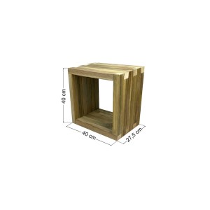 tesias-1262-1262 ΞΥΛΙΝΟ ΤΡΑΠΕΖΙ ΠΑΡΑΛΙΑΣ / ΚΗΠΟΥ 40X27,5X40CM-TESIAS GROUP