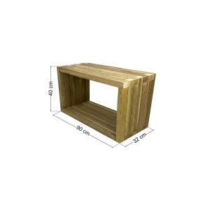tesias-1264-1264 ΞΥΛΙΝΟ ΤΡΑΠΕΖΙ ΠΑΡΑΛΙΑΣ / ΚΗΠΟΥ 90X32X40CM-TESIAS GROUP