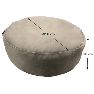 tesias-1445-03-1445-drm-ζαχαρι-00-pouf-paralia-pisina-dermatini ΠΟΥΦ ΣΤΡΟΓΓΥΛΟ | ΑΔΙΑΒΡΟΧO | Φ50X20 | ΖΑΧΑΡΙ ΔΕΡΜΑΤΙΝΗ-TESIAS GROUP
