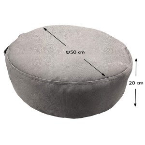 tesias-1445-63-1445-om-silver-00-pouf-exoterikou-chorou-adiavrocho-stroggylo ΠΟΥΦ ΣΤΡΟΓΓΥΛΟ | ΑΔΙΑΒΡΟΧO | Φ50X20 | SILVER ΟΜΠΡΕΛΟΠΑΝΟ-TESIAS GROUP