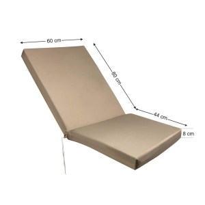 tesias-1581-1581 ΣΤΡΩΜΑ SEZLONG ΠΑΡΑΛΙΑΣ 124X60X8CM ΜΠΕΖ-TESIAS GROUP