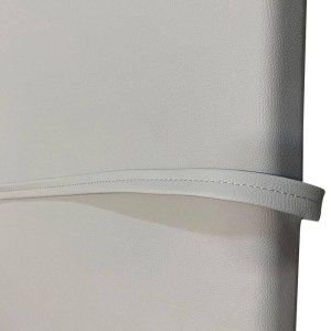 tesias-1876-12-derma-gkri-02 ΣΤΡΩΜΑ ΞΑΠΛΩΣΤΡΑΣ 195X60X8CM ΔΕΡΜΑΤΙΝΗ - ΓΚΡΙ ΧΡΩΜΑ-TESIAS GROUP