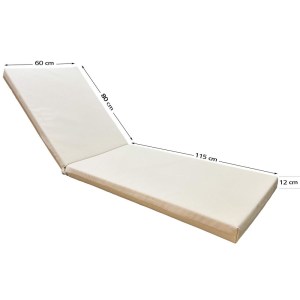 tesias-2621-2621 ΣΤΡΩΜΑ ΞΑΠΛΩΣΤΡΑΣ 195X60X12CM ΜΠΕΖ ΔΙΑΤΡΗΤΟ ΠΑΝΙ-TESIAS GROUP