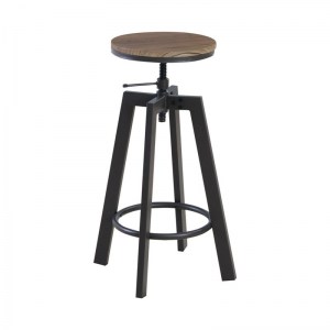 woo-116102 YORK ΣΚΑΜΠΟ BAR, ΜΕΤΑΛΛΟ ΒΑΦΗ ΣΚΟΥΡΟ ΚΑΦΕ, ΚΑΡΥΔΙ, ΡΥΘΜΙΣΗ ΥΨΟΥΣ, ΠΕΡΙΣΤΡΕΦΟΜΕΝΟ