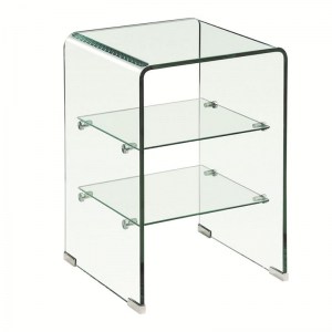 woo-116367 GLASSER ΡΑΦΙΕΡΑ CLEAR  2 ΡΑΦΙΑ - ΓΥΑΛΙ 10MM / 5MM