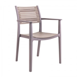 woo-118615 AKRON ΠΟΛΥΘΡΟΝΑ PP-UV SAND BEIGE / TORTORA