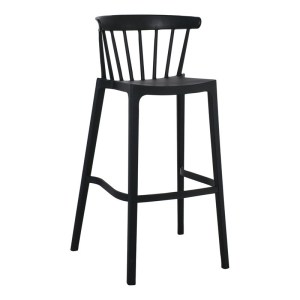 woo-118892 WEST ΣΚΑΜΠΟ BAR ΜΕ ΠΛΑΤΗ, PP-UV ΜΑΥΡΟ