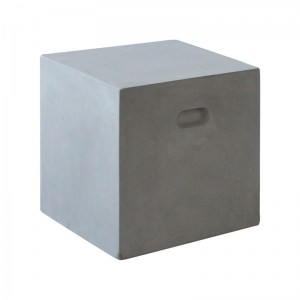 woo-119229 CONCRETE CUBIC ΣΚΑΜΠΩ CEMENT GREY