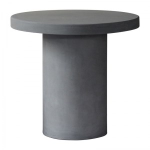 woo-119233 CONCRETE CYLINDER ΤΡΑΠΕΖΙ CEMENT GREY