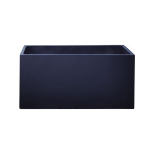 woo-122279 FLOWER POT-12 ΑΠΟΧΡΩΣΗ DARK GREY