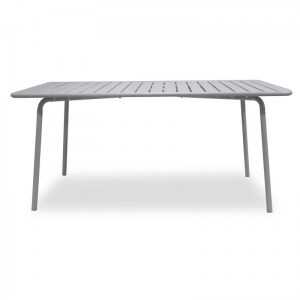 woo-123928 BRIO SLAT ΤΡΑΠΕΖΙ-PRO ΚΗΠΟΥ - ΒΕΡΑΝΤΑΣ, ΜΕΤΑΛΛΟ ΒΑΦΗ COOL GREY 4C