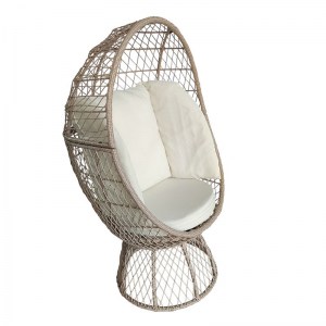 woo-124304 CROWN ΠΟΛΥΘΡΟΝΑ EGG, WICKER ΜΠΕΖ, ΜΑΞΙΛΑΡΙ ΑΣΠΡΟ