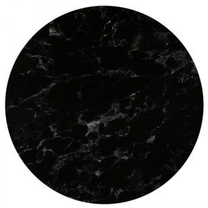 woo-124533 HPL (HIGH PRESSURE LAMINATED) ΕΠΙΦΑΝΕΙΑ ΤΡΑΠΕΖΙΟΥ ΑΠΟΧΡΩΣΗ BLACK MARBLE, ΕΞΩΤΕΡΙΚΟΥ ΧΩΡΟΥ