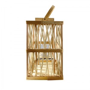 woo-124834 LANTERN SQUARE ΦΑΝΑΡΙ ΚΗΠΟΥ- ΒΕΡΑΝΤΑΣ ΞΥΛΙΝΟ, ΑΠΟΧΡΩΣΗ ΦΥΣΙΚΟ, ΜΕ ΓΥΑΛΙΝΟ ΠΟΤΗΡΙ