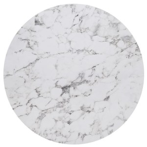 woo-125086 HPL (HIGH PRESSURE LAMINATED) ΕΠΙΦΑΝΕΙΑ ΤΡΑΠΕΖΙΟΥ ΑΠΟΧΡΩΣΗ WHITE MARBLE, ΕΞΩΤΕΡΙΚΟΥ ΧΩΡΟΥ