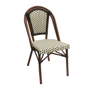 woo-125253 PARIS ΚΑΡΕΚΛΑ BISTRO ΑΛΟΥΜΙΝΙΟ ΚΑΡΥΔΙ, WICKER ΜΠΕΖ - ΚΑΦΕ, ΣΤΟΙΒΑΖΟΜΕΝΗ
