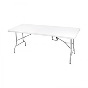 woo-125348 BLOW ΤΡΑΠΕΖΙ  ΣΥΝΕΔΡΙΟΥ - CATERING ΠΤΥΣΣΟΜΕΝΟ (ΒΑΛΙΤΣΑ), HDPE ΑΣΠΡΟ, ΜΕΤΑΛΛΟ ΒΑΦΗ ΓΚΡΙ