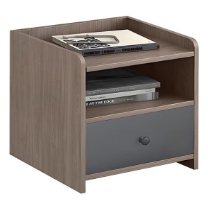 woo-125463 ORIENT ΚΟΜΟΔΙΝΟ ΜΕ 1 ΣΥΡΤΑΡΙ, ΑΠΟΧΡΩΣΗ SONOMA OAK-GREY
