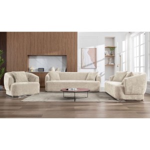 woo-125562 CARACAS SET ΣΑΛΟΝΙ - ΚΑΘΙΣΤΙΚΟ ΠΟΛΥΘΡΟΝΑ-2ΘΕΣΙΟΣ-3ΘΕΣΙΟΣ, ΥΦΑΣΜΑ ΜΠΕΖ