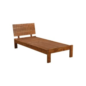 woo-125668 CAPITAL ΚΡΕΒΑΤΙ ΜΟΝΟ, ΓΙΑ ΣΤΡΩΜΑ 90X200CM, ΑΚΑΚΙΑ ΦΥΣΙΚΟ
